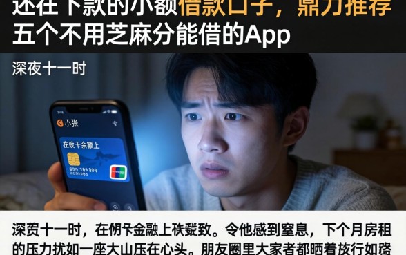 还在下款的小额借款口子，鼎力推荐五个不用芝麻分能借的app