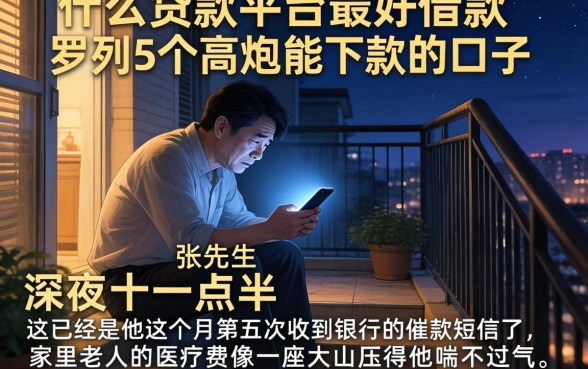 什么贷款平台最好借款，罗列5个高炮能下款的口子