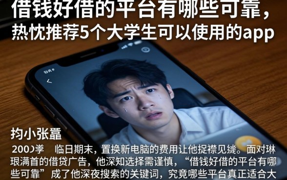 借钱好借的平台有哪些可靠，热忱推荐5个大学生可以使用的app