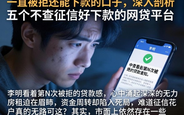 一直被拒还能下款的口子，深入剖析五个不查征信好下款的网贷平台