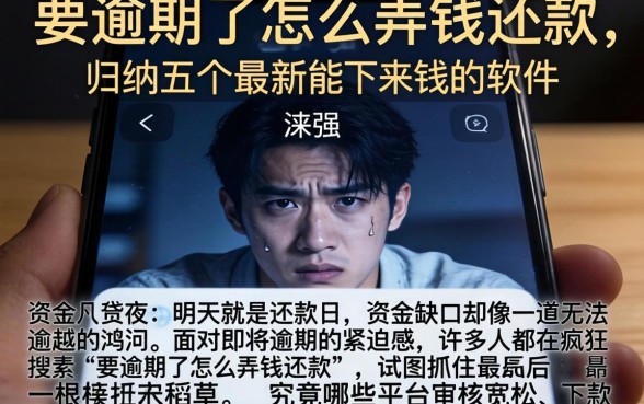 要逾期了怎么弄钱还款，归纳五个最新能下来钱的软件