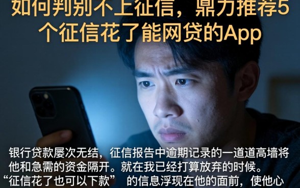 如何判别不上征信，鼎力推荐5个征信花了能网贷的app
