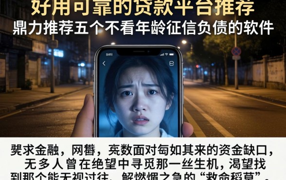 好用可靠的贷款平台推荐，鼎力推荐五个不看年龄征信负债的软件