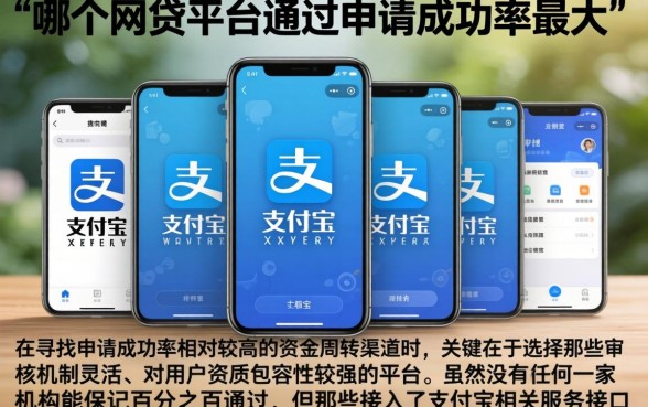 哪个网贷平台通过申请成功率最大，陈列五个手机支付宝小额贷款的app