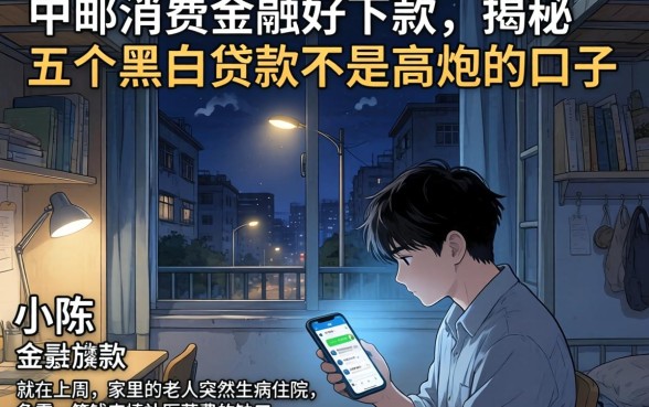 中邮消费金融好下款，揭秘五个黑白贷款不是高炮的口子