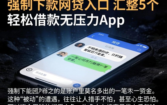 强制下款的网贷入口，汇整5个轻松借款无压力app