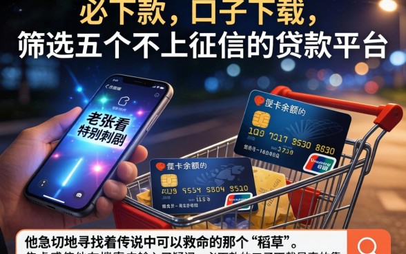 必下款的口子下载，筛选五个不上征信的贷款平台