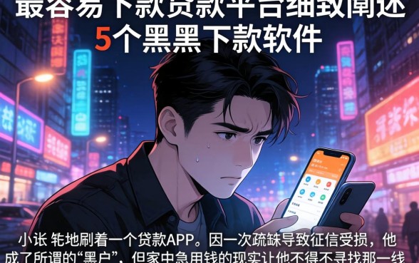 最容易下款的贷款平台，细致阐述5个黑户下款软件
