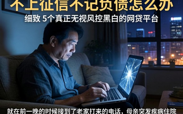 不上征信不记负债怎么办，细致阐述5个真正无视风控黑白的网贷平台