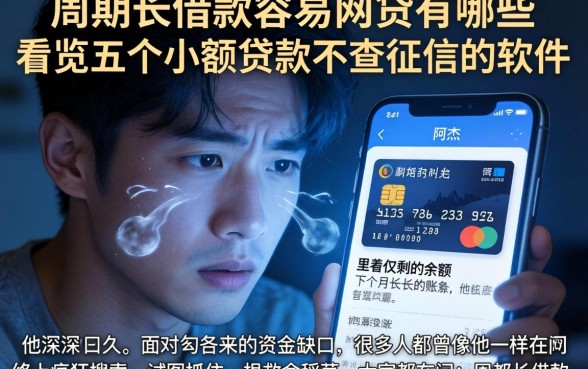 周期长借款容易的网贷有哪些，概览五个小额贷款不查征信的软件