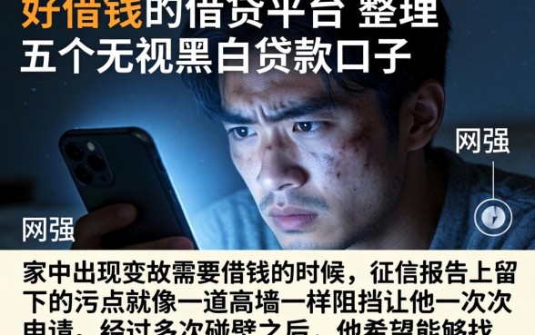 好借钱的借贷平台，整理五个无视黑白贷款口子