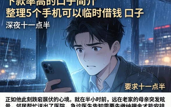 下款率高的口子简介，整理5个手机可以临时借钱的口子