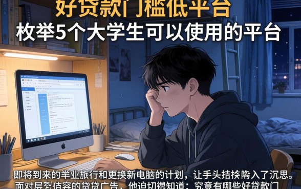 好贷款门槛低的平台，枚举5个大学生可以使用的平台