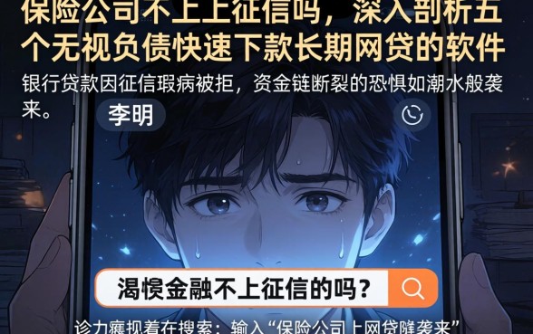 保险公司不上征信的吗，深入剖析五个无视负债快速下款长期网贷的软件