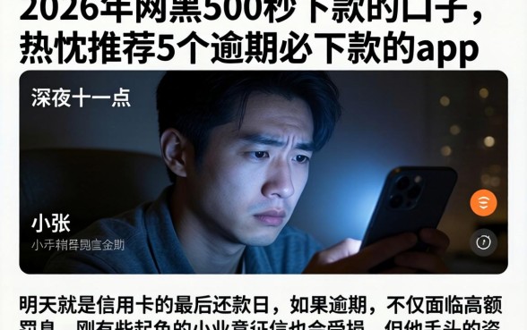 2026年网黑500秒下款的口子,热忱推荐5个逾期必下款的app