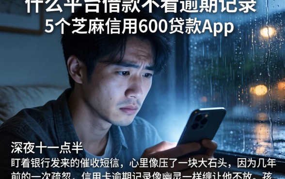 什么平台借款不看逾期记录，详细阐述5个芝麻信用600贷款app