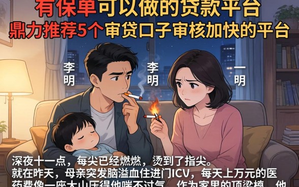 有保单可以做的贷款平台，鼎力推荐5个审贷口子审核加快的平台