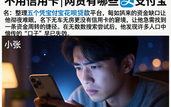 不用信用卡的网贷有哪些，整理五个凭支付宝花呗贷款的平台