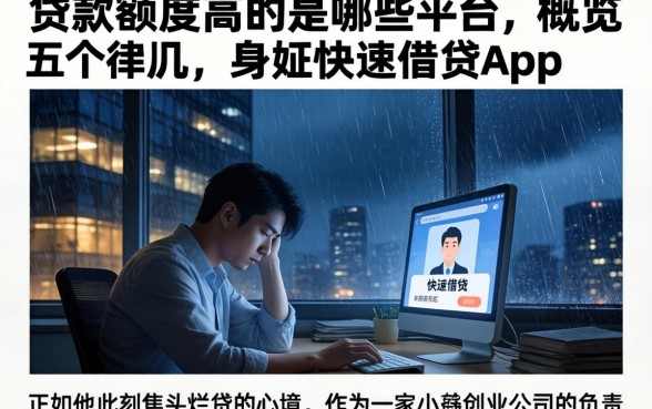 贷款额度高的是哪些平台的，概览五个手机和身份证快速借钱app