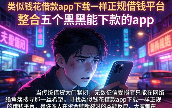 类似钱花借款app下载一样正规的借钱平台,整合五个黑户能下款的app