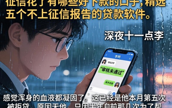 征信花了有哪些好下款的口子,精选五个不上征信报告的贷款软件