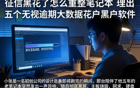征信黑花了怎么重组笔记本，理出五个无视逾期大数据花户黑户软件