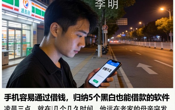 手机容易通过的借钱，归纳5个黑户也能借款的软件