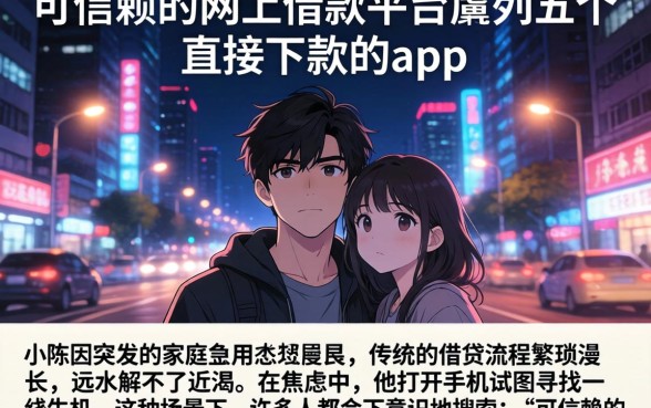 可信赖的网上借款平台，胪列五个直接下款的app