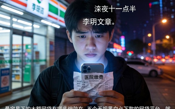 最容易下的大额网贷有哪些，细致阐述五个无视黑白必下款的网贷平台