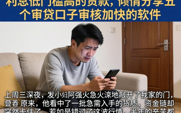 利息低门槛高的贷款，倾情分享五个审贷口子审核加快的软件