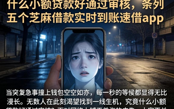 什么小额贷款好通过审核，条列五个芝麻借款实时到账速借app