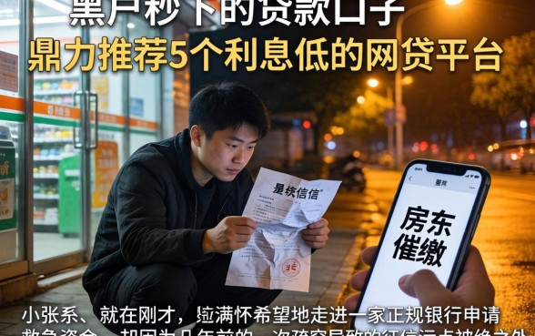黑户秒下的贷款口子，鼎力推荐5个利息低的网贷平台