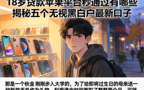 18岁贷款苹果平台秒通过有哪些，揭秘五个无视黑白户最新口子