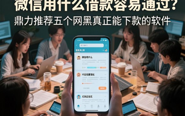 微信用什么借款容易通过,鼎力推荐五个网黑真正能下款的软件