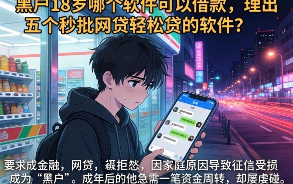 黑户18岁哪个软件可以借款,理出五个秒批网贷轻松贷的软件
