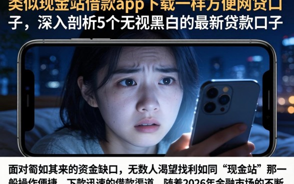 类似现金站借款app下载一样方便的网贷口子，深入剖析5个无视黑白的最新贷款口子