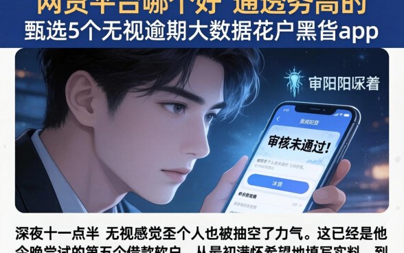 网贷平台哪个好通过率高的，甄选5个无视逾期大数据花户黑户app