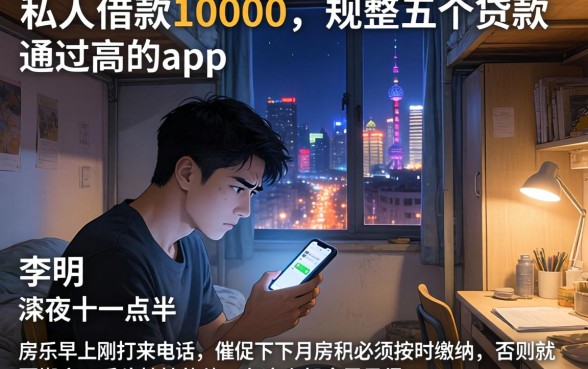 私人借款10000,规整五个贷款通过高的app