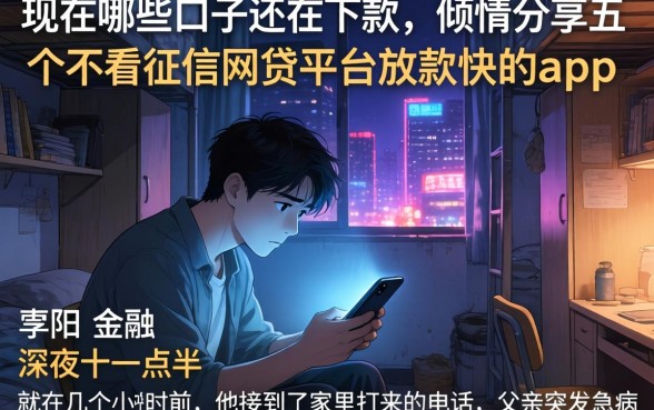 现在哪些口子还在下款，倾情分享五个不看征信网贷平台放款快的app