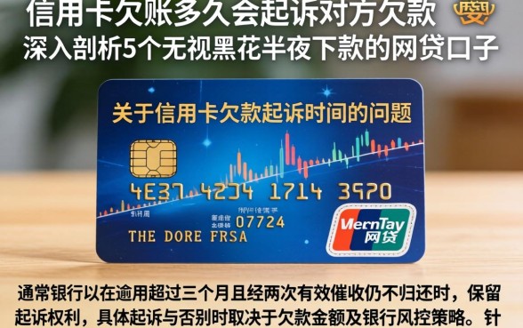 信用卡欠账多久会起诉对方欠款，深入剖析5个无视黑花半夜下款的网贷口子