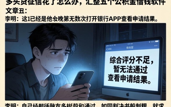 多头贷征信花了怎么办，汇整五个公积金借钱软件