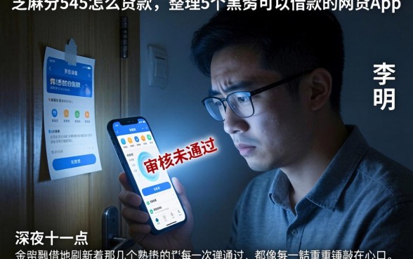 芝麻分545怎么贷款,整理5个黑户可以借款的网贷app