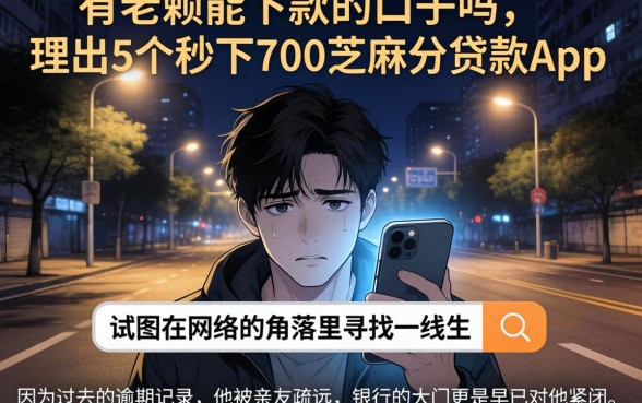 有老赖能下款的口子吗，理出5个秒下700芝麻分贷款app