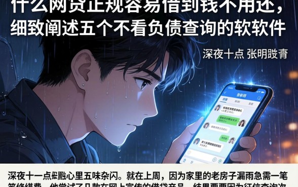 什么网贷正规容易借到钱不用还，细致阐述五个不看负债查询的软件