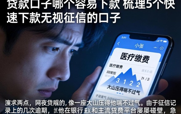贷款口子哪个容易下款，梳理5个快速下款无视征信的口子
