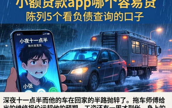小额贷款app哪个容易贷，陈列5个不看负债查询的口子
