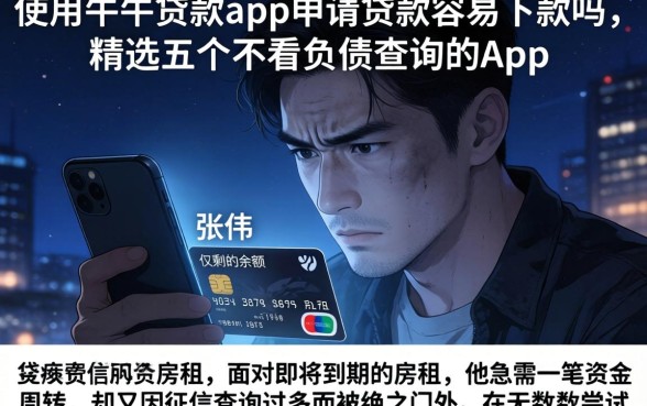 使用牛牛贷款app申请贷款容易下款吗,精选五个不看负债查询的app