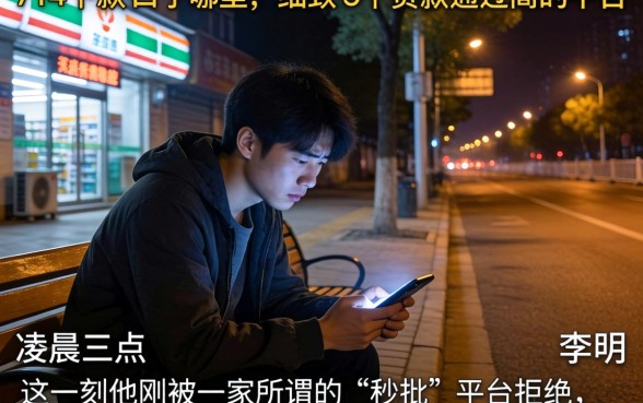 714下款的口子哪里,细致阐述5个贷款通过高的平台