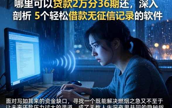 哪里可以贷款2万分36期还,深入剖析5个轻松借款无征信记录的软件