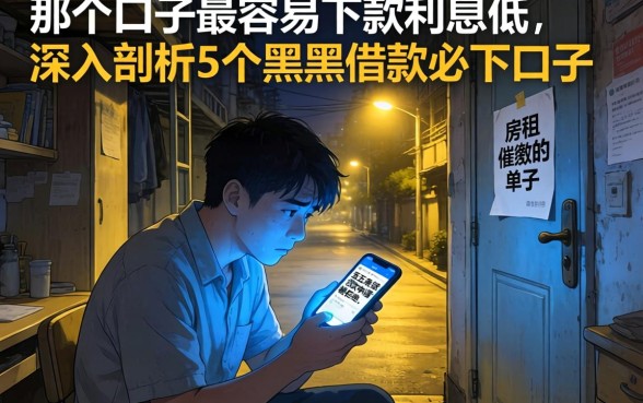那个口子最容易下款利息低,深入剖析5个黑户借款必下口子